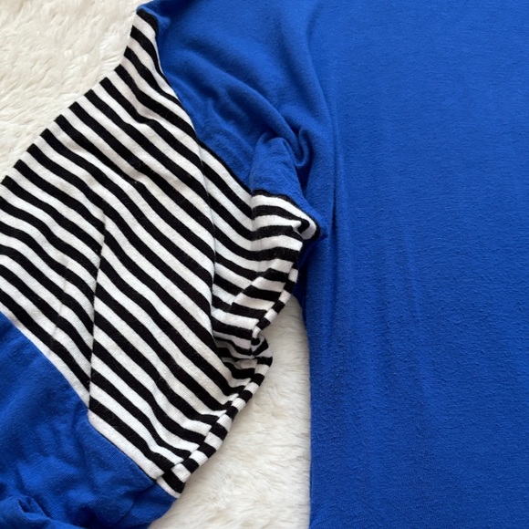 Blue Striped Women's Top - Picture 3 of 9